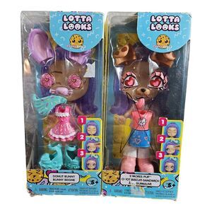 Lotta Looks Cookie Swirl Donut Bunny + S'Mores Pup Mood Pack